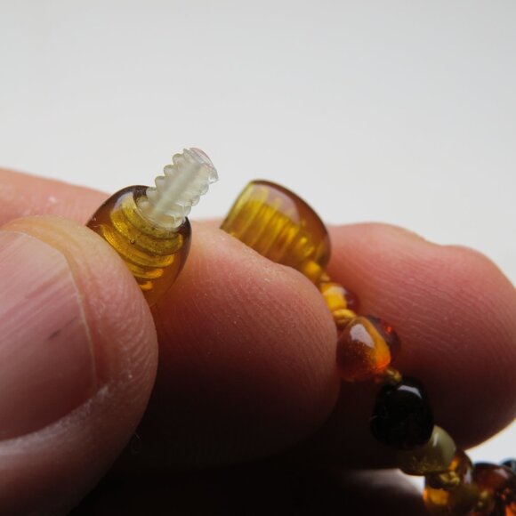 Authentic Amber Teething Unisex Necklace 12.5" Infant/Baby Premium Quality - Picture 4 of 4